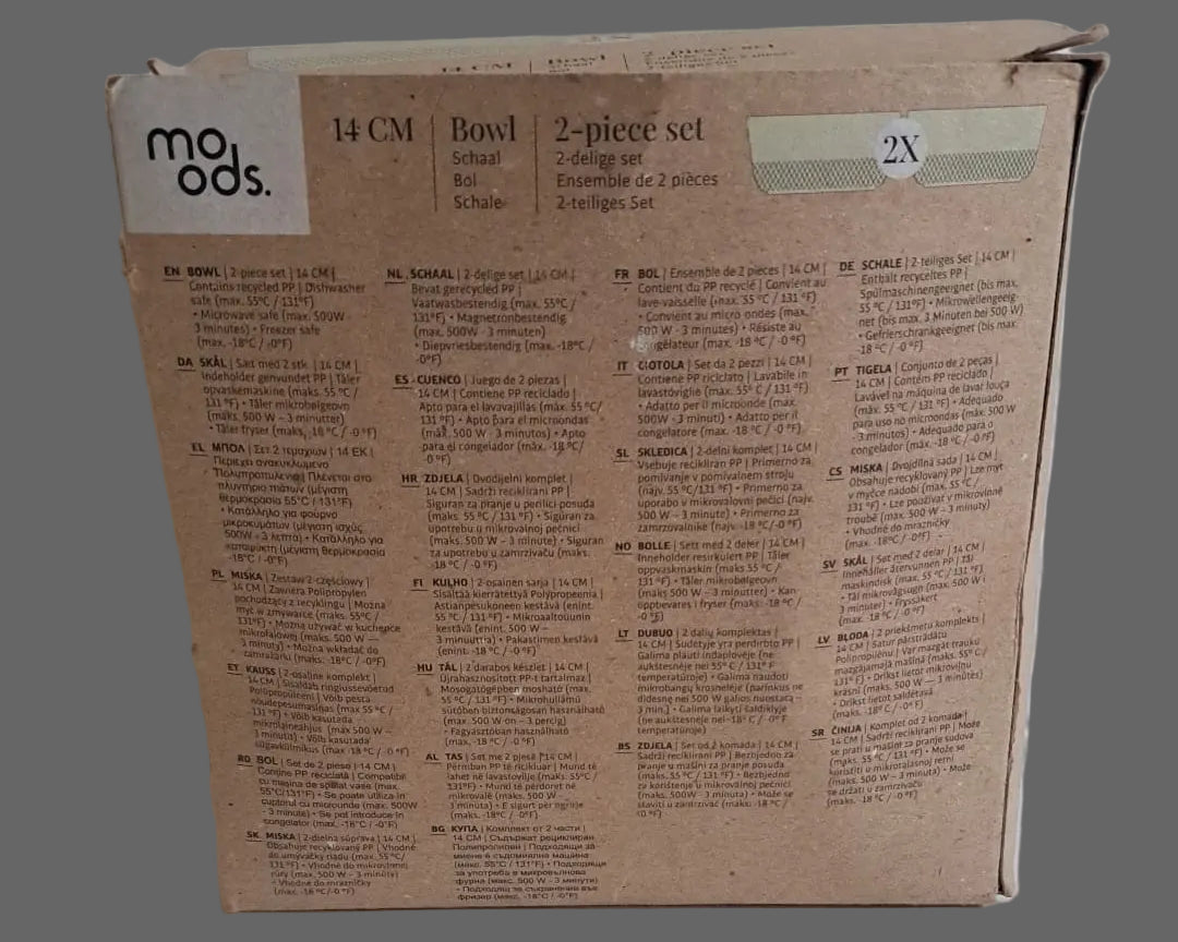 Moods Müslischale 2er-Set