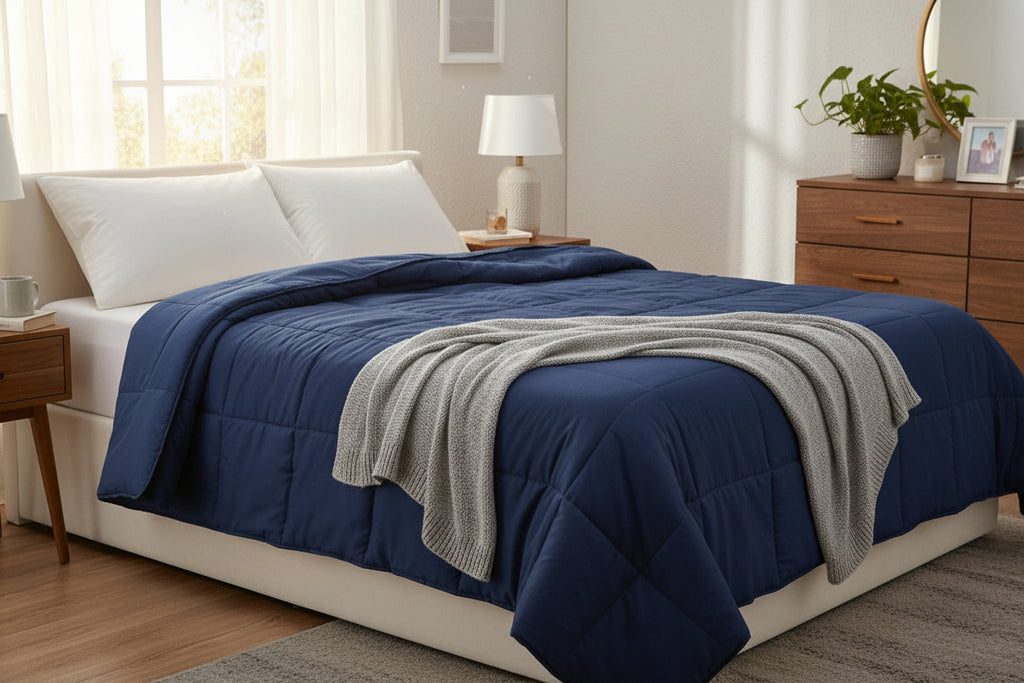 Amazon Basics Gewichtdecke mit Bezug für Kinder  91,4 x 121,9 cm