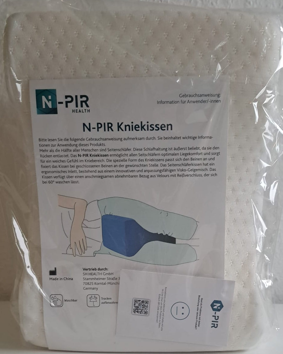 N-PIR Health Ergonomisches Kniekissen für Seitenschläfer
