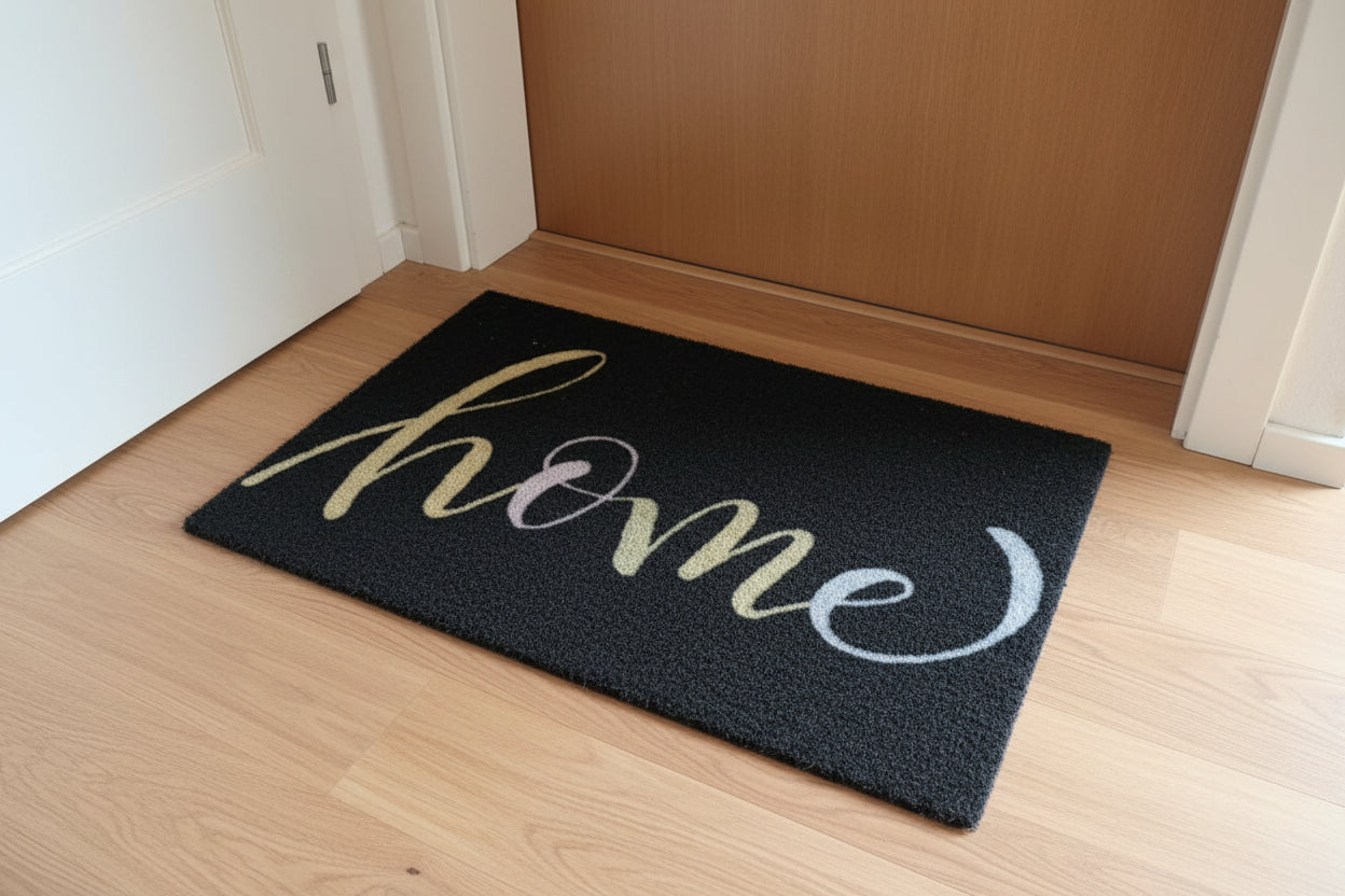 Fußmatten mit Aufdruck "Home"