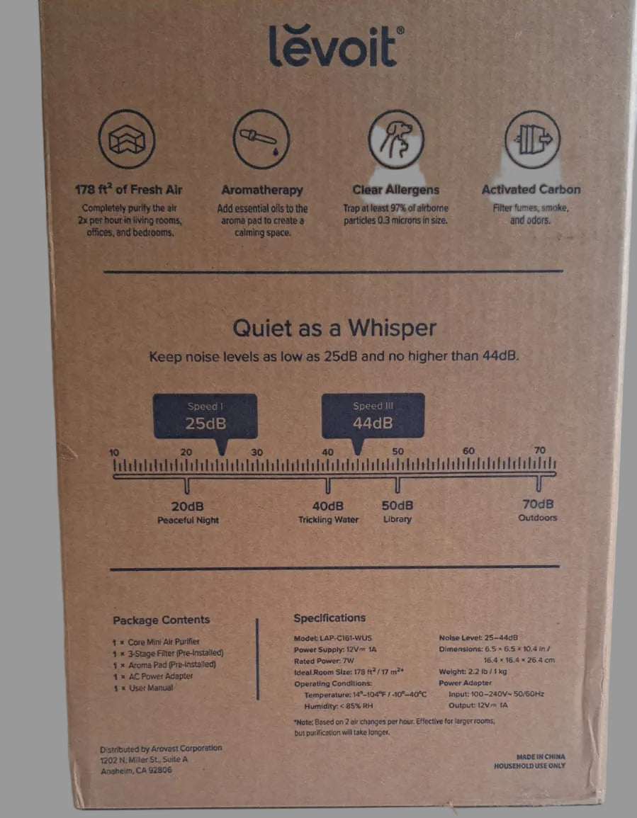 Levoit Luftreiniger LAP-C161-WU5