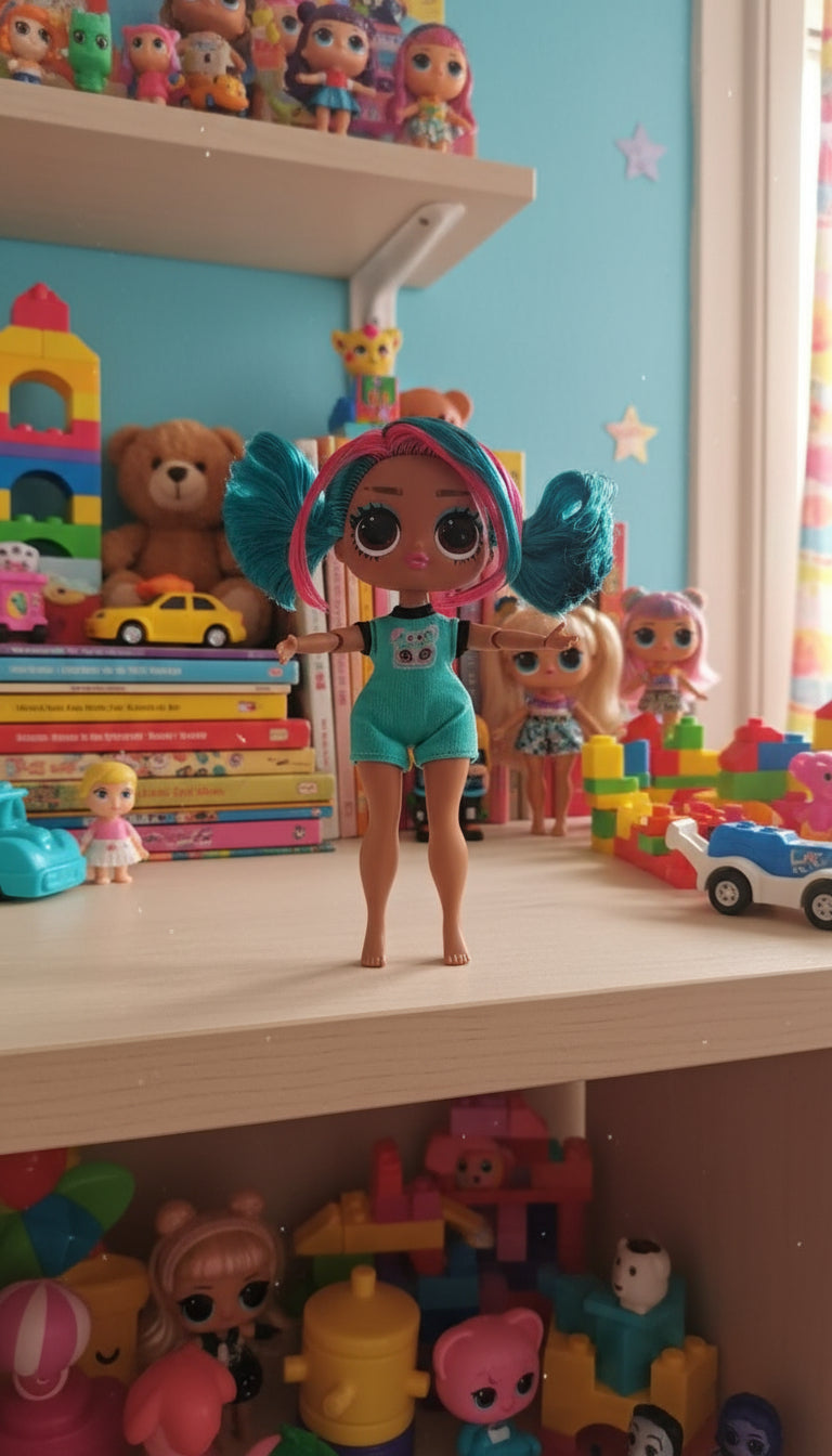 LOL Figur mit 3 Mysterypacks ohne Verpackung