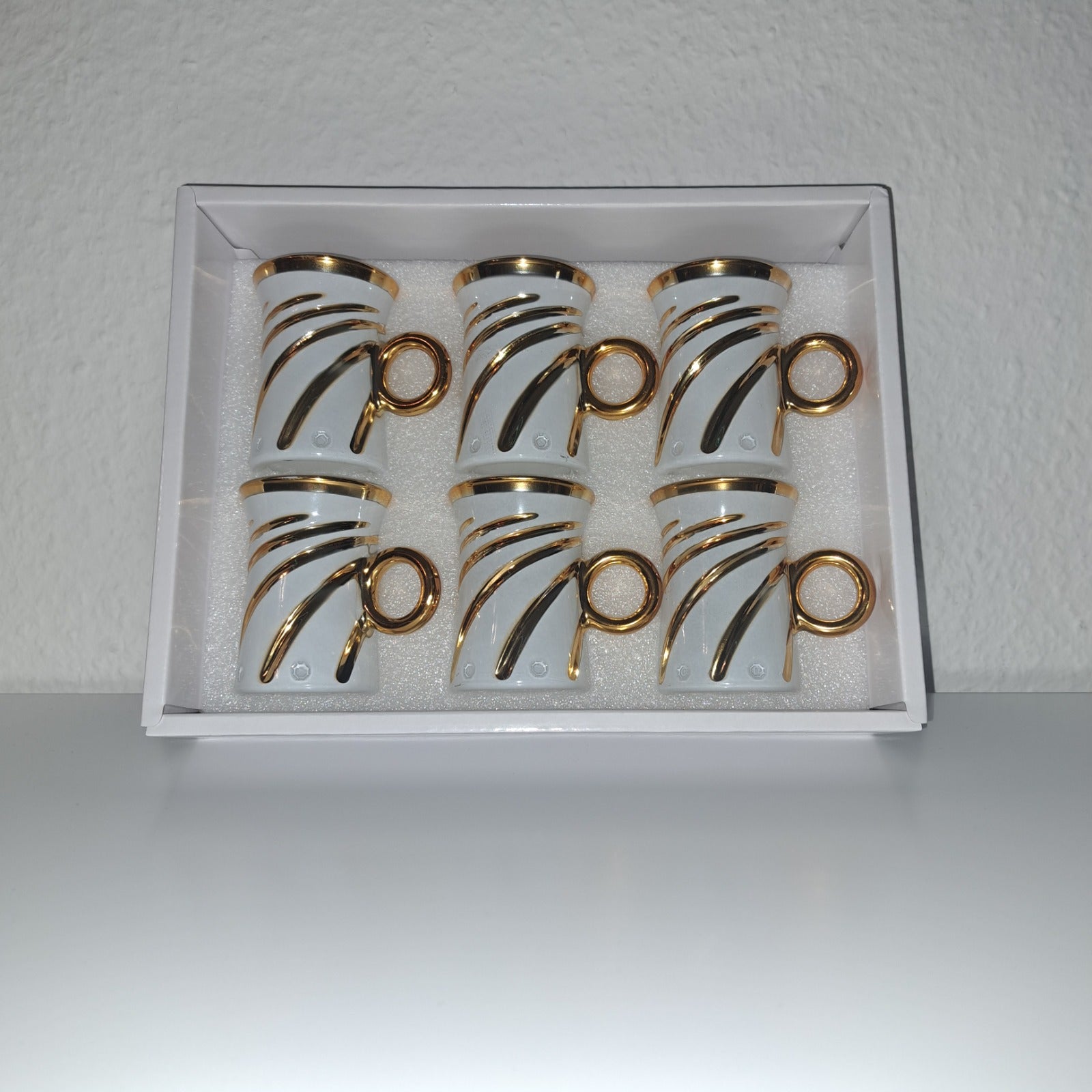 Eisenbach Professional 6er Set Teegläser Schwarz oder Weiß