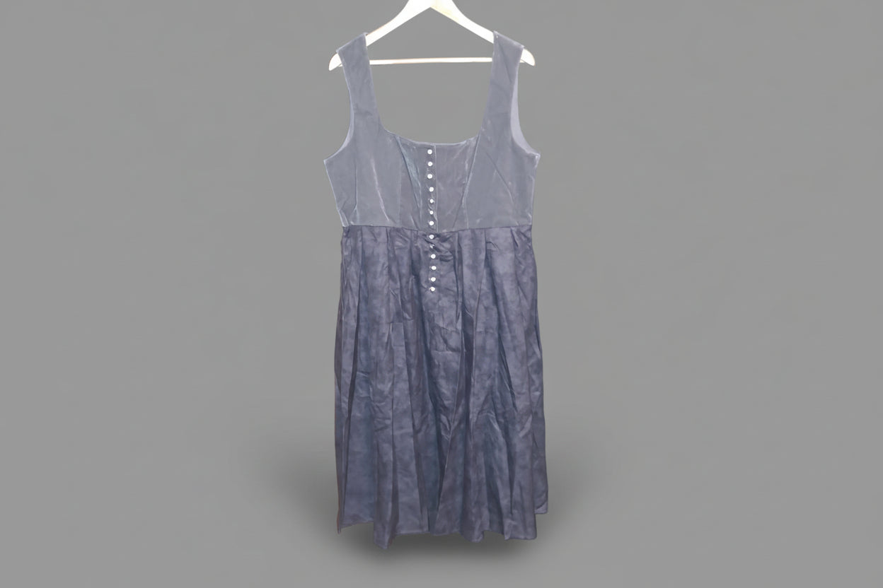 JiJIRuDu Dirndl Damen Lang mit Schürze