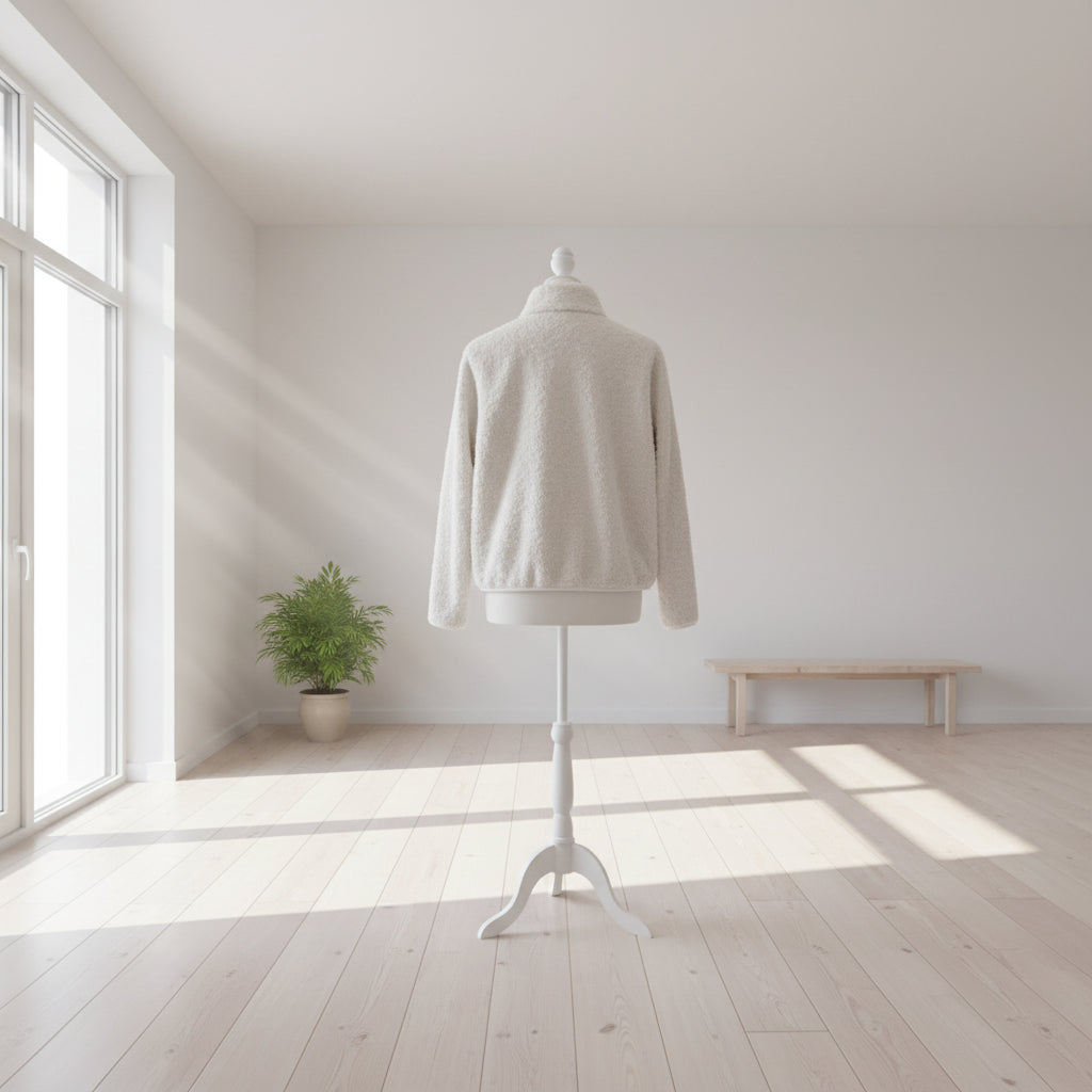 Generisch Teddyjacke Fleecejacke Damen