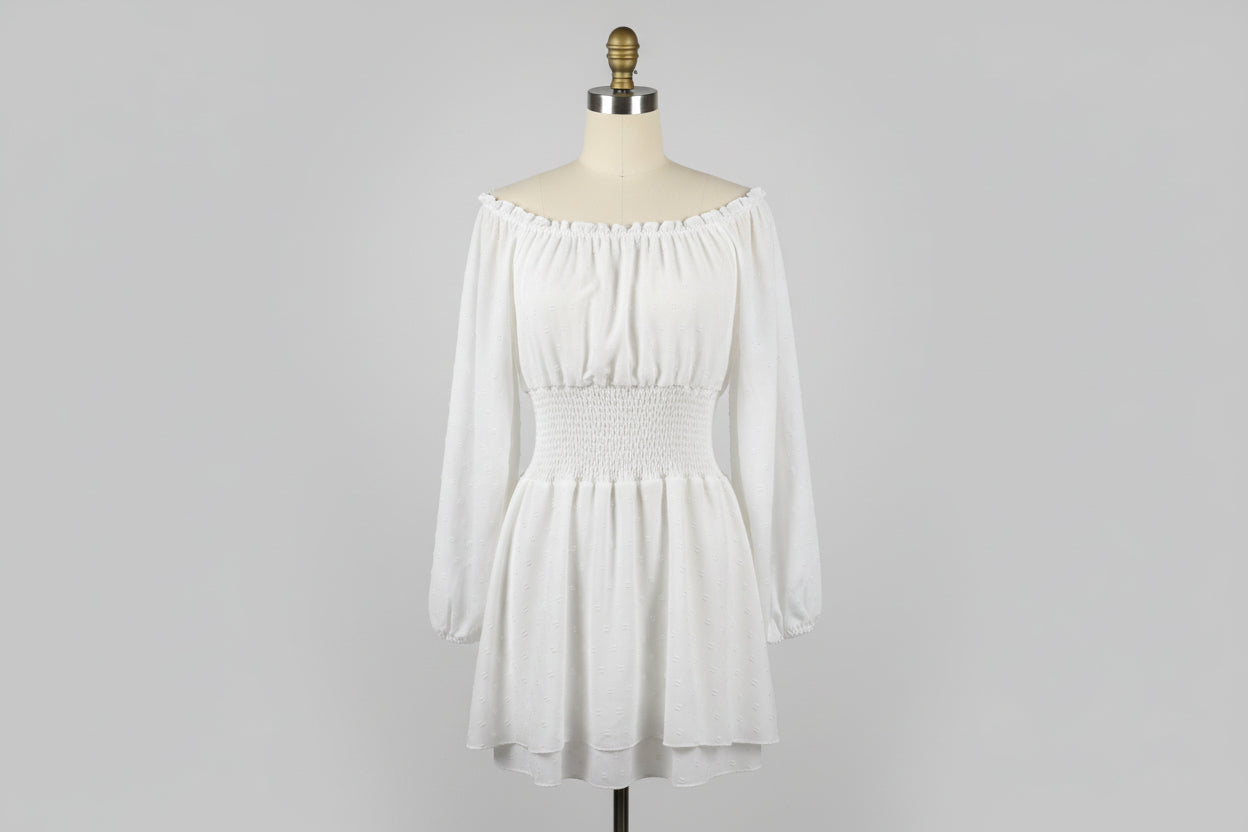 Piratenkostüm Damen Sommerkleid Swing Kleid off Shoulder Slash Neck A-Linien Kleid Trägerlos