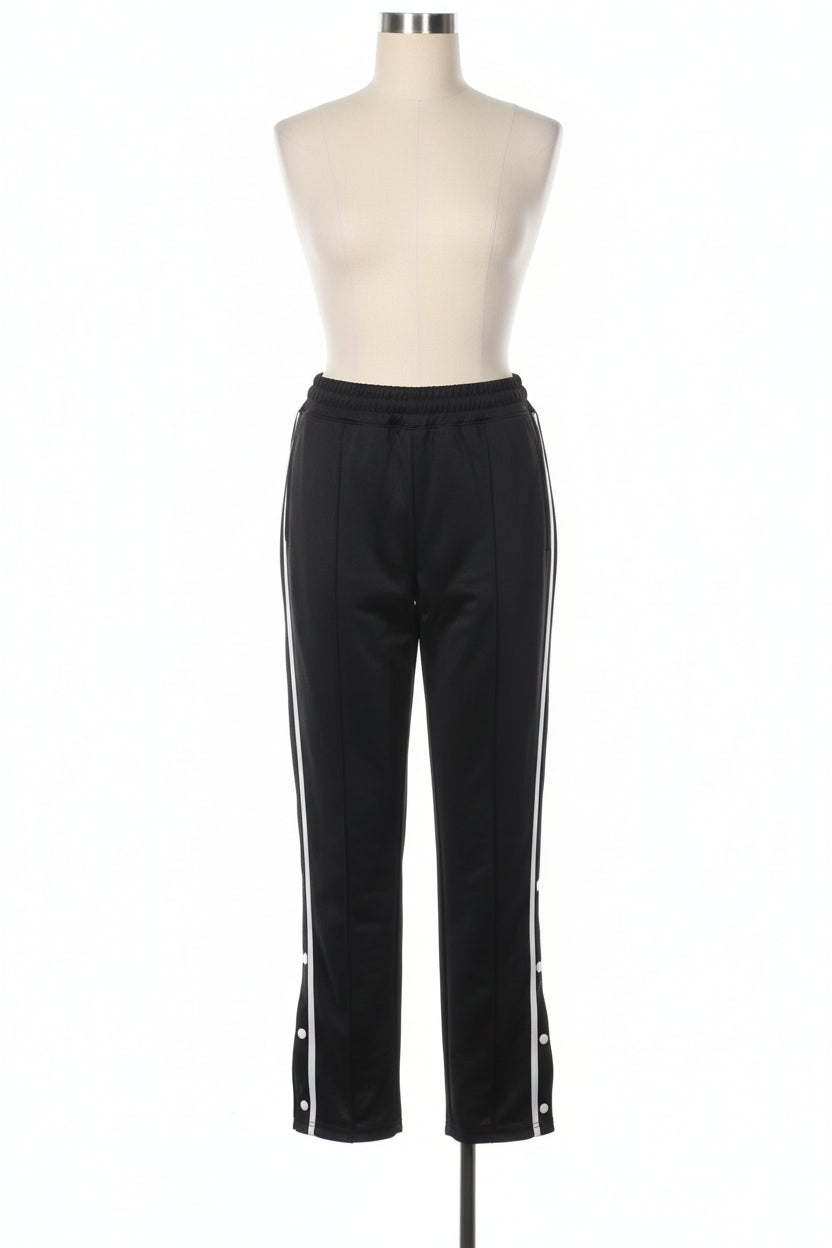 Generisch Sporthose Damen Seitlich zu öffnen Bequeme Jogginghose mit Seitlicher Knopfleiste