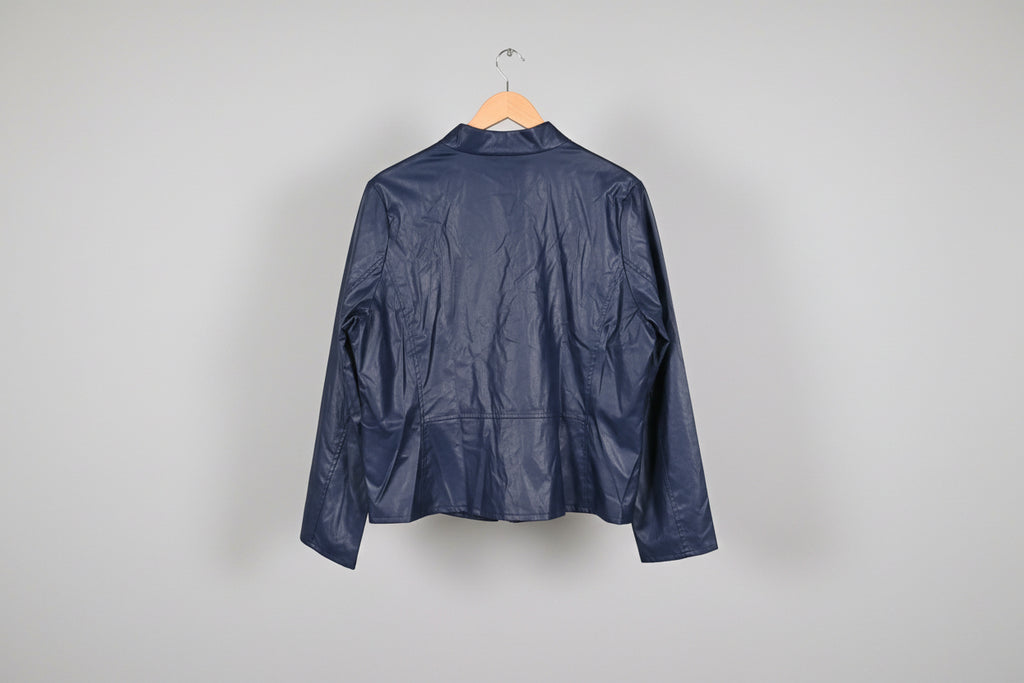 Lederjacke Damen Kunstlederjacke kurz Bikerjacke