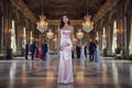 Damen Elegantes Langes Ballkleid mit Taschen Satin A-Line Backless