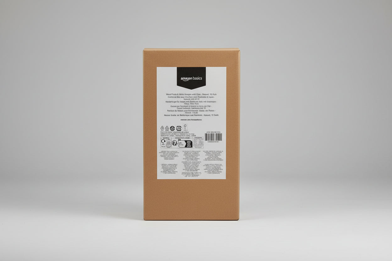 Kleiderbügel für Hosen und Röcke aus Holz mit Klammern 10er Pack