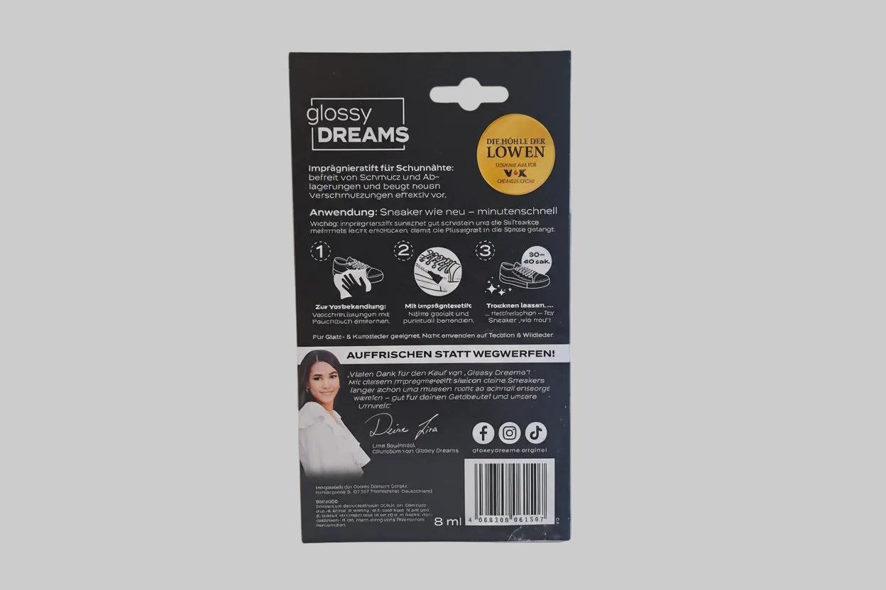 Die Höhle der Löwen Glossy Dreams Imprägnierstift für Schuhnähte