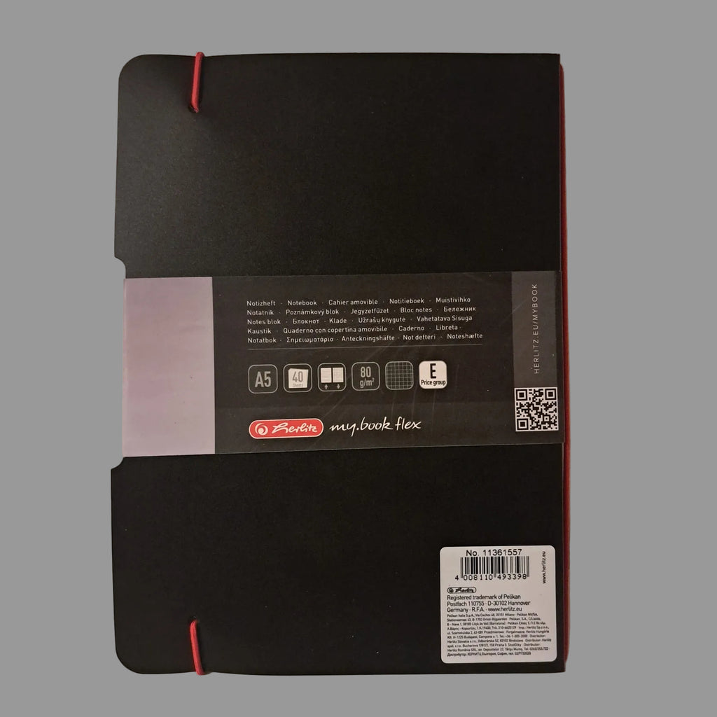 Herlitz My.Book Flex  Notizheft A5 Schwarz