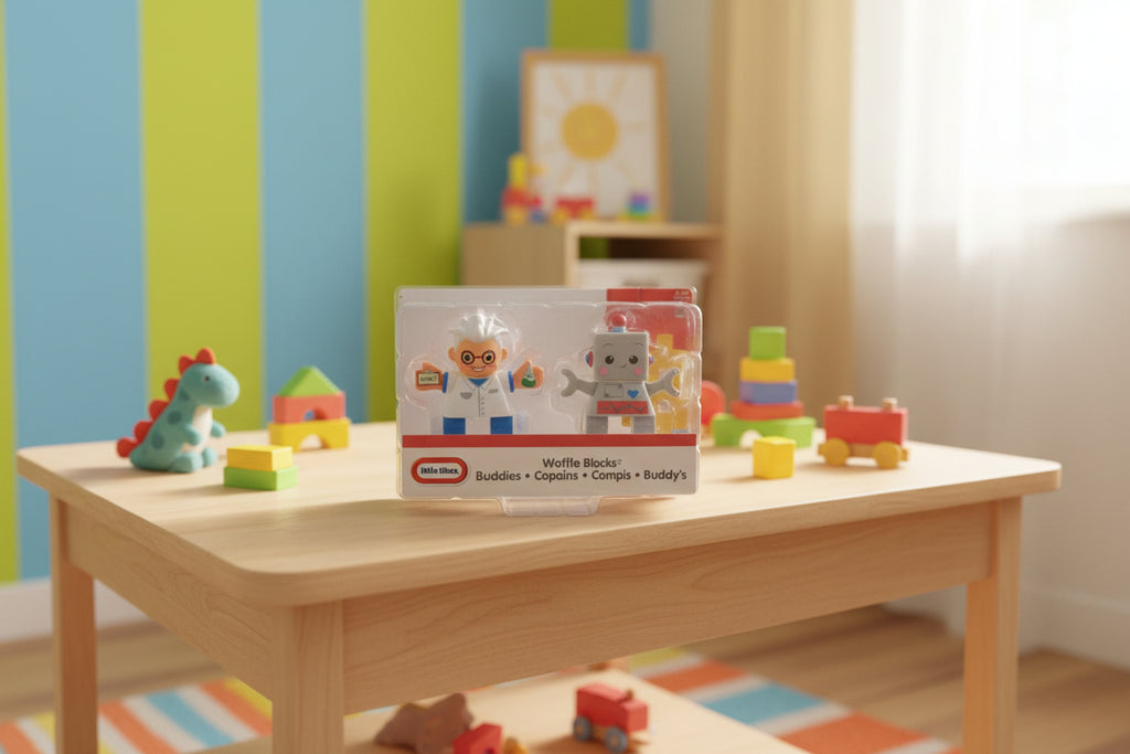 Little Tikes Waffle Blocks Double Figure Pack - Scientist/Robot