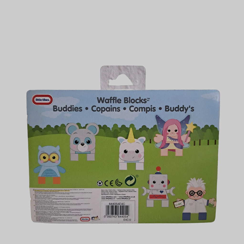 Little Tikes Waffle Blocks 2 Figuren Set Eule und Bär