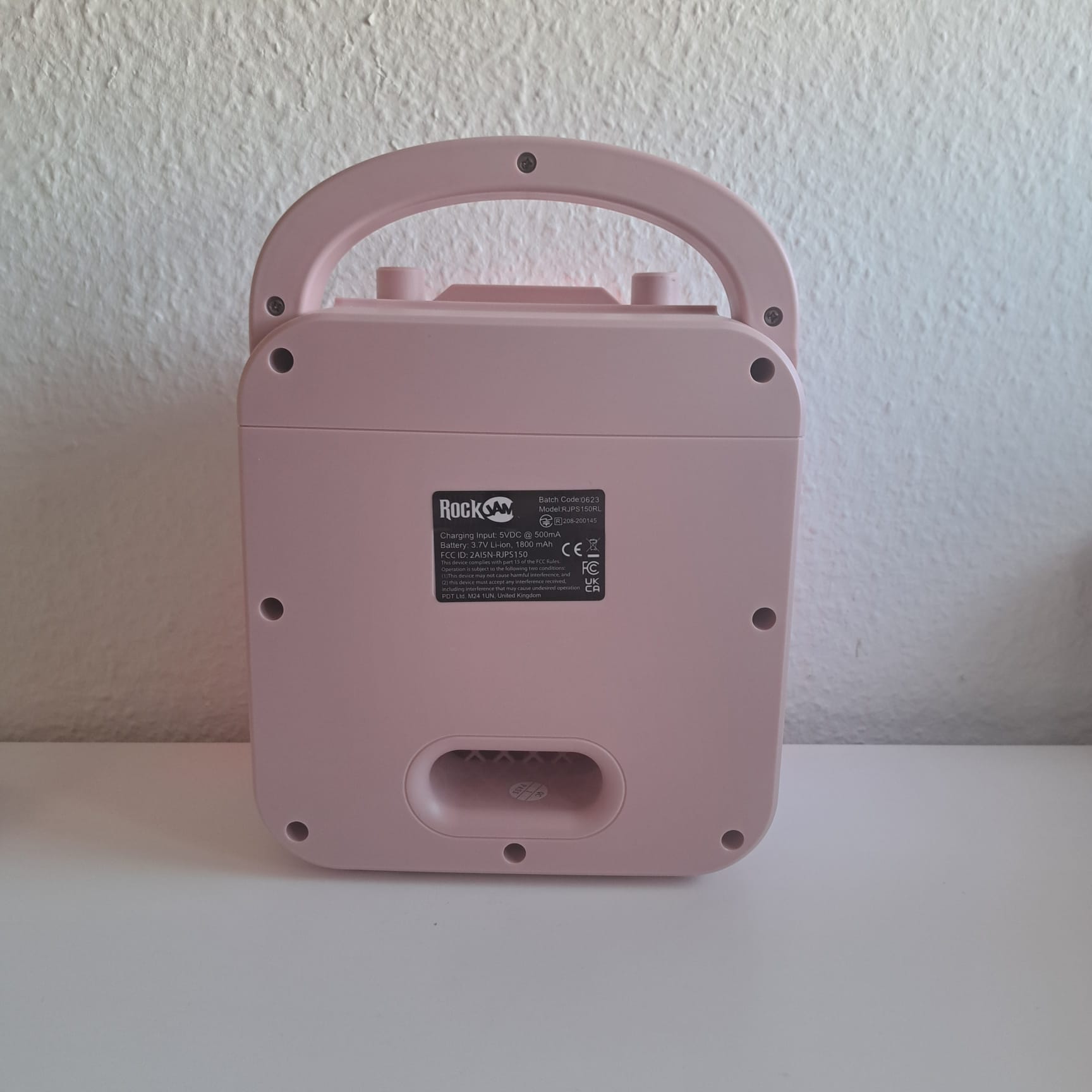 Rock Jam Karaoke Party Speaker mit Voice chainging effects und Bluetooth