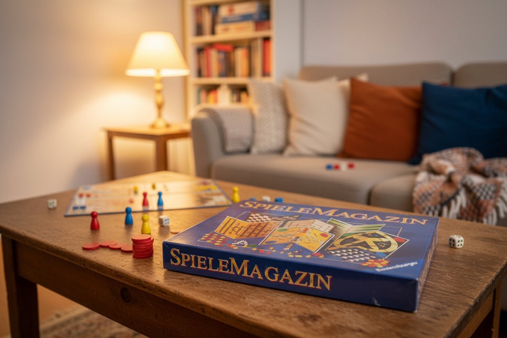 Ravensburger Spielemagazin mit verschidenen Brettspielen