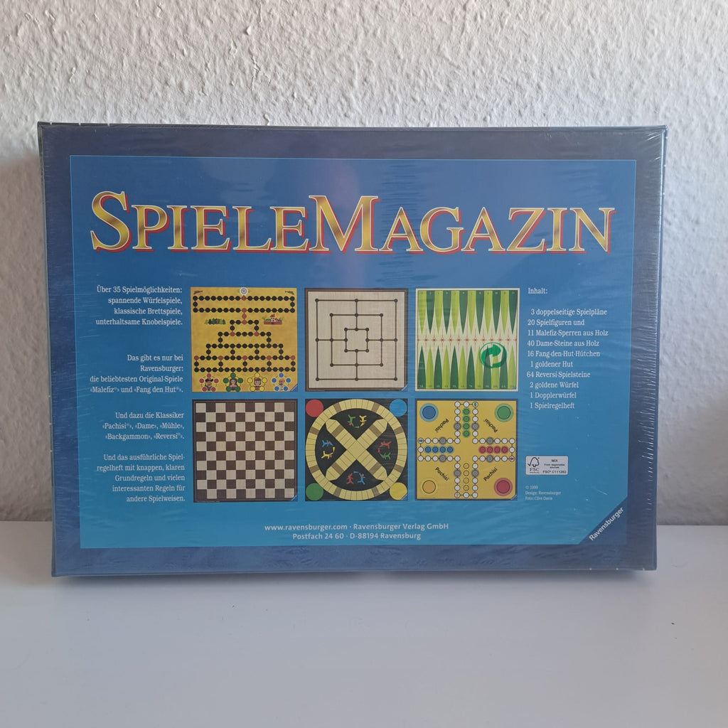 Ravensburger Spielemagazin mit verschidenen Brettspielen