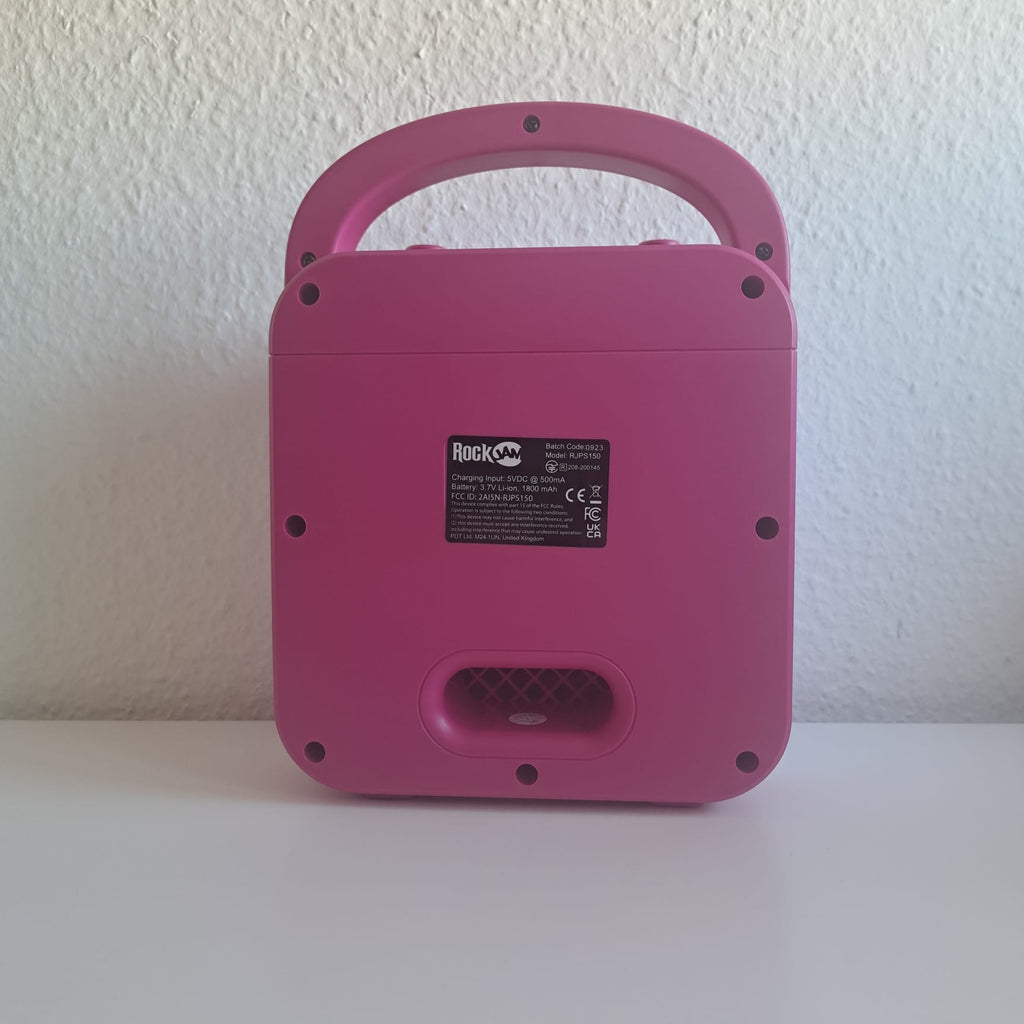 Rock Jam Karaoke Party Speaker mit Voice chainging effects und Bluetooth