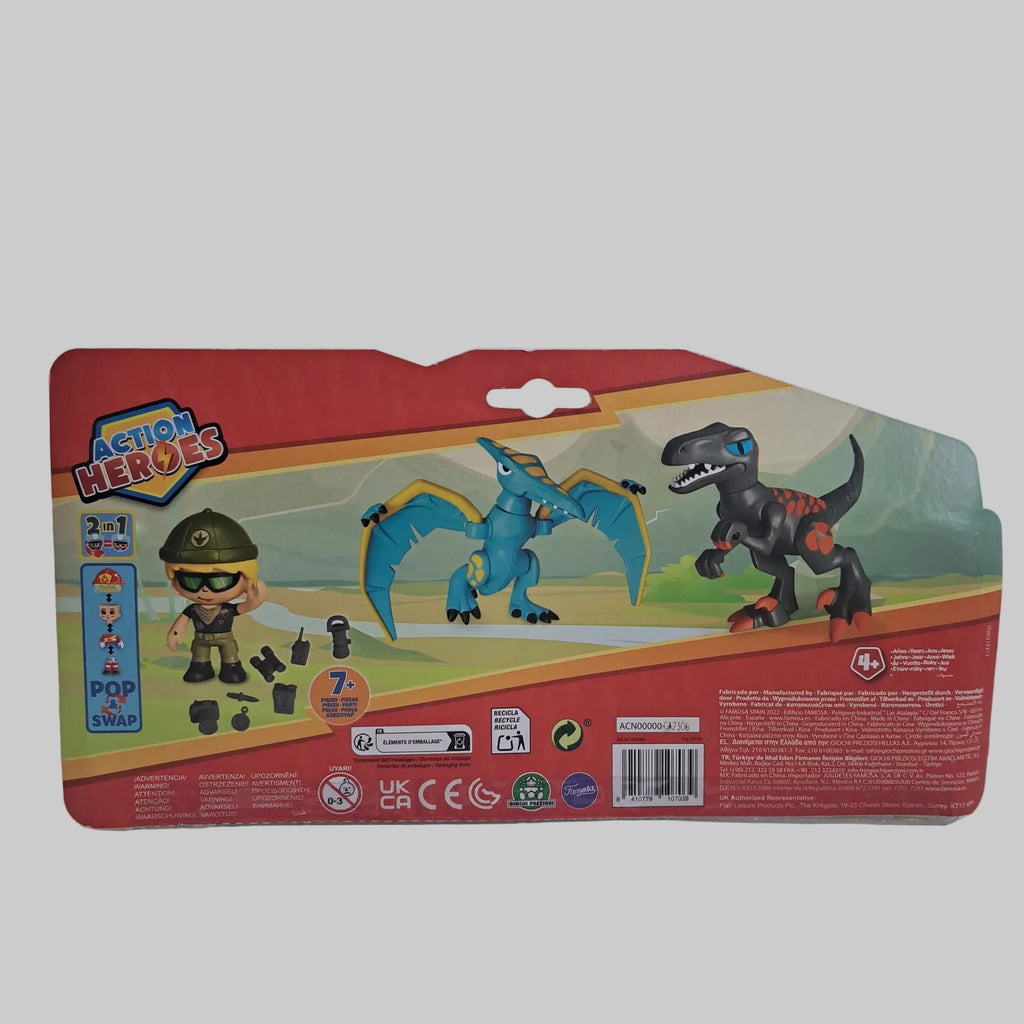 Famosa Action Heroes Dino Pack