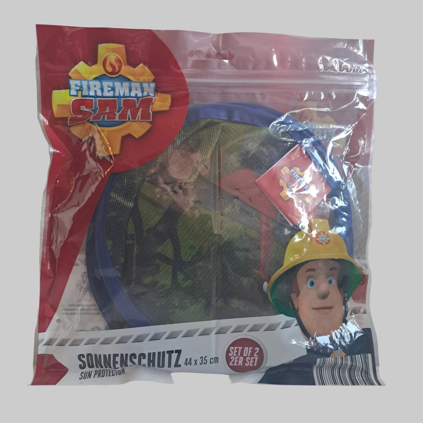 Sonnenschutz Feuerwehrmann Sam 44 x 35 cm 2er-Set