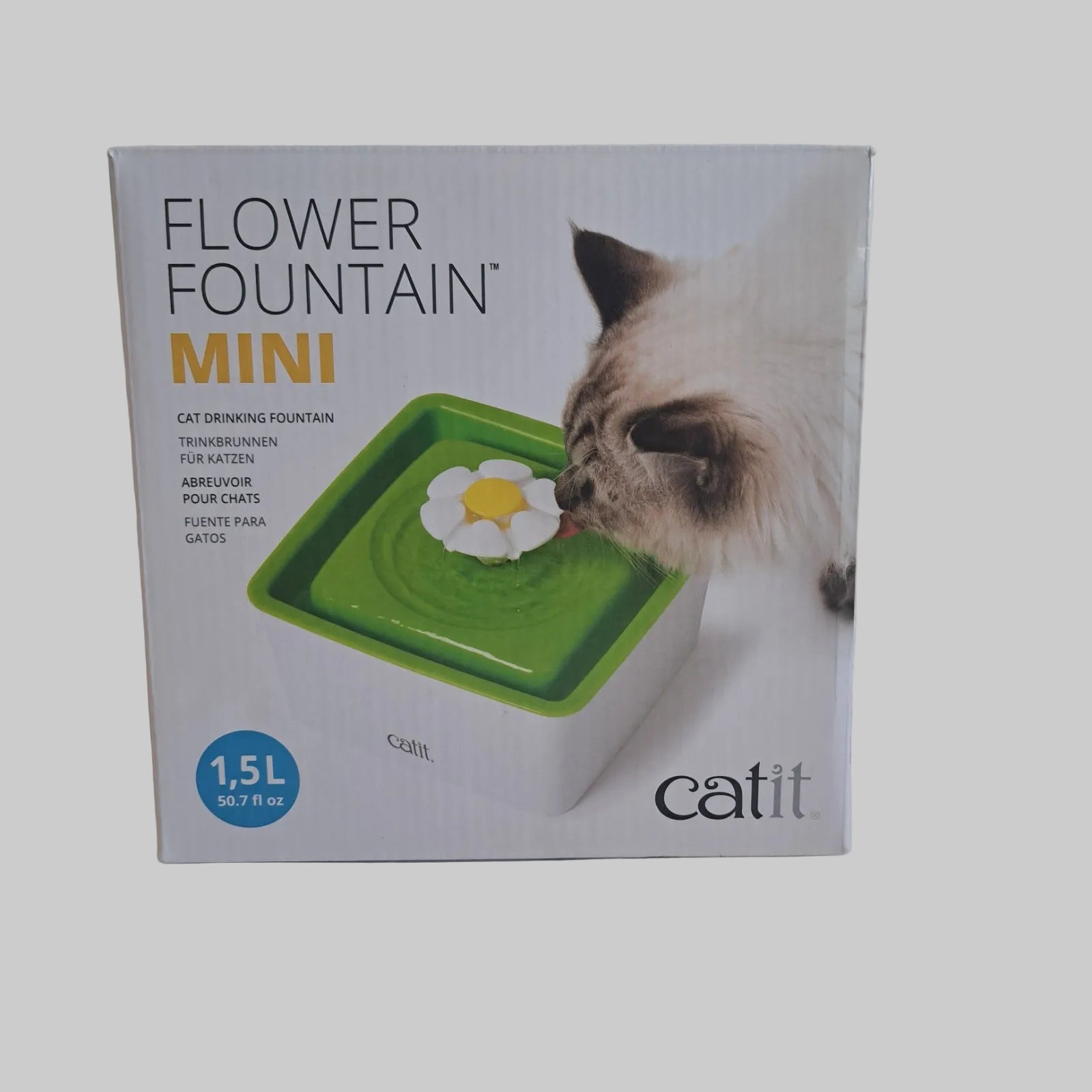 Catit Katzenzubehör Flower Mini Trinkbrunnen