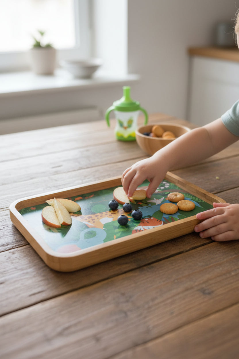 Bambustablett für Kinder der Marke Home Creation