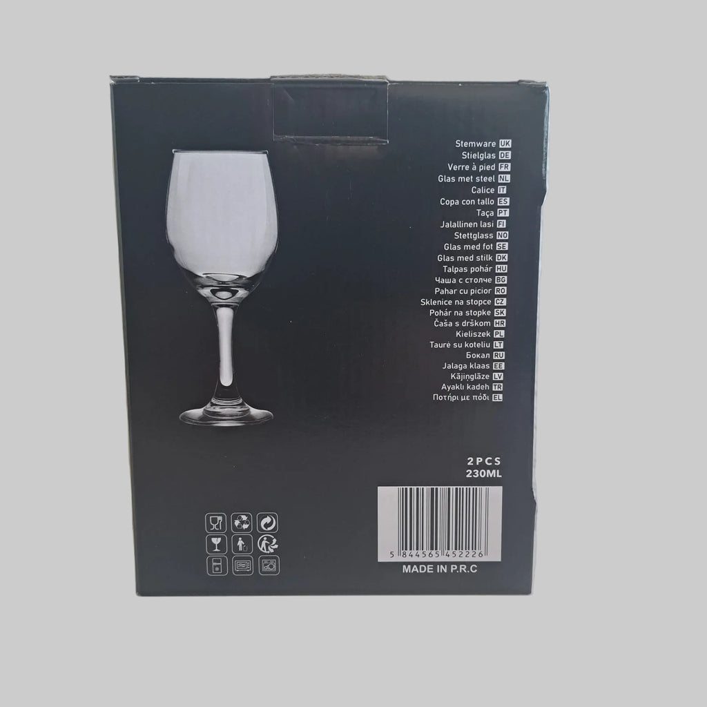 Homeware Special Touch Noirea Weinglas-Set je 230 ml