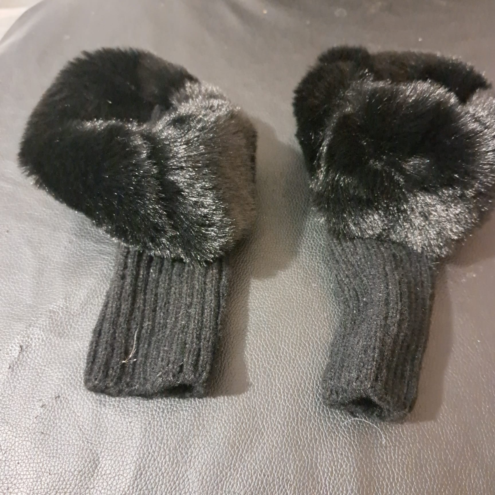 Stiefelmanschetten mit Pelz für Damen