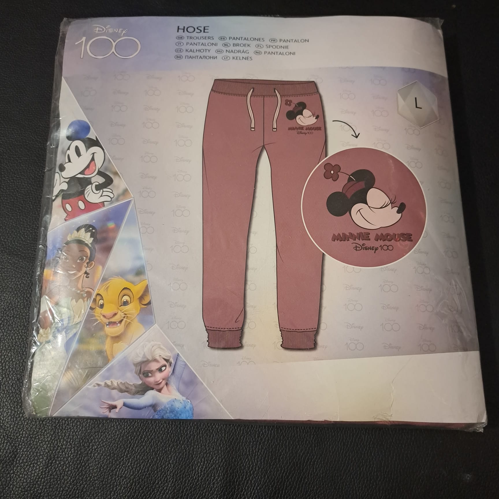 Jogginghose mit Minni Mouse Motiv für Damen Größe L