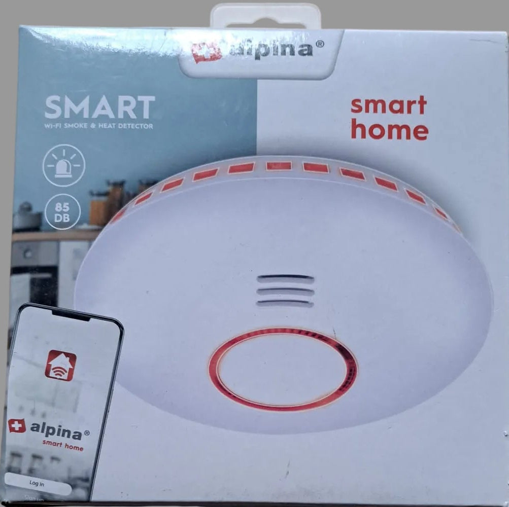 Alpina Smart WI-FI Smoke & Heat Detector