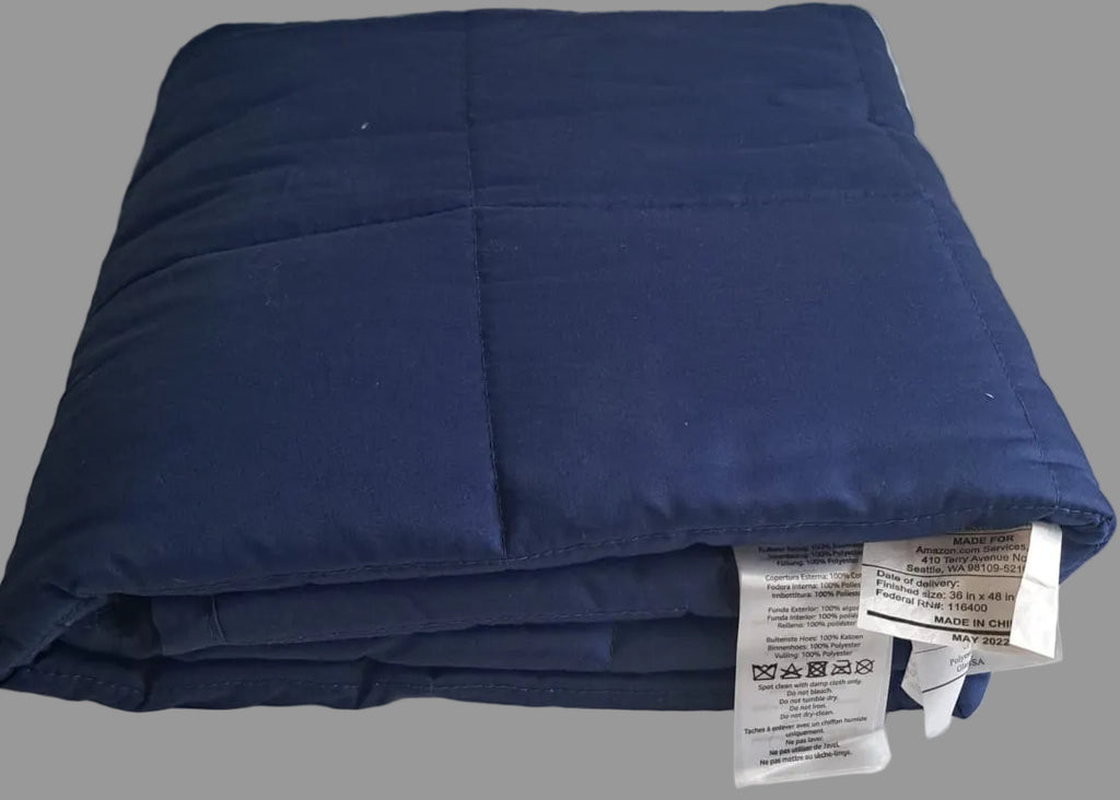 Amazon Basics Gewichtdecke mit Bezug für Kinder  91,4 x 121,9 cm