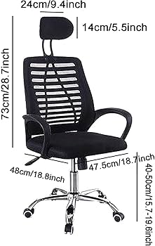 Ergonomische Bürostuhl mit Netzrückenlehne ist ähnlich zu Modellen wie dem Bürostuhl TAMIA