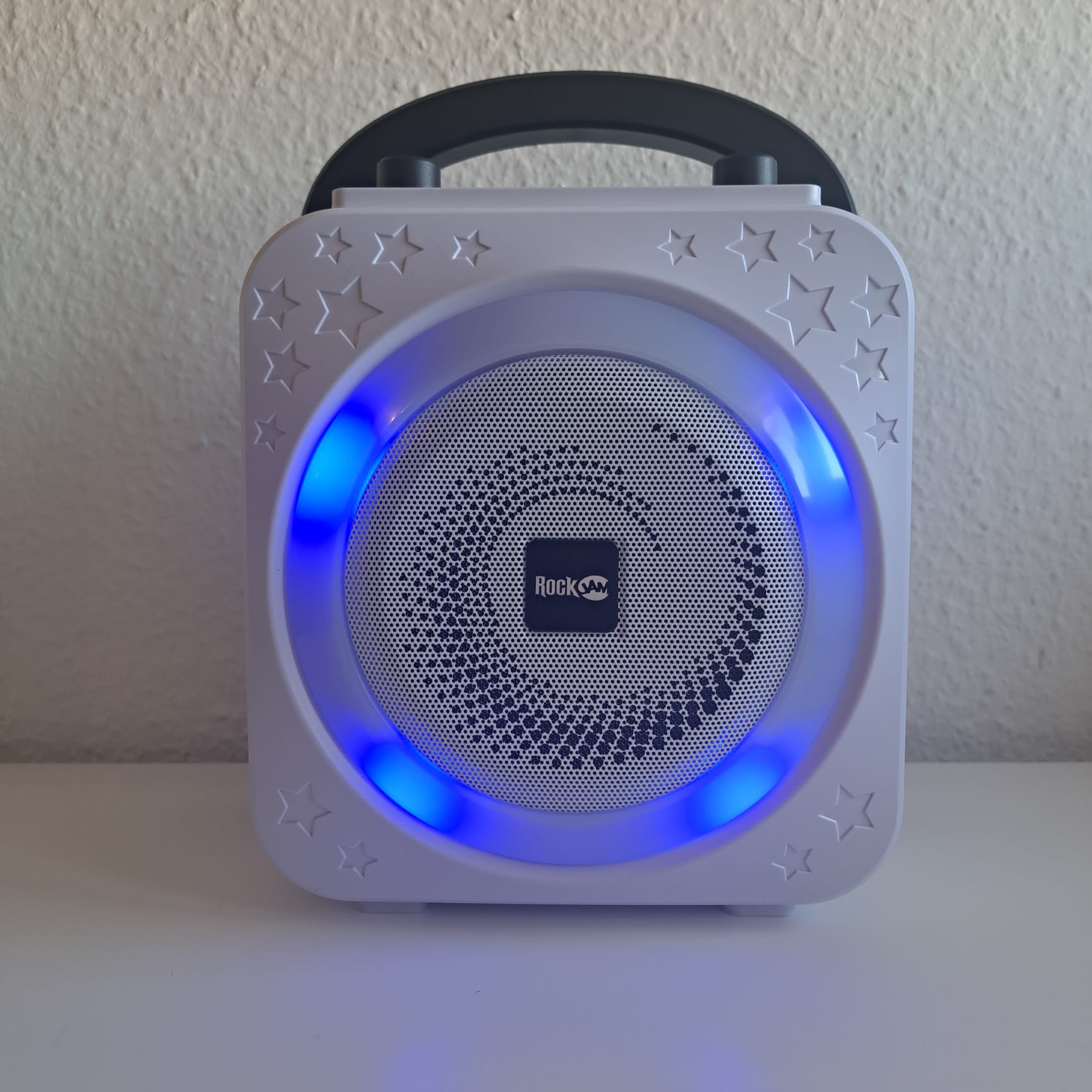 Rock Jam Karaoke Party Speaker mit Voice chainging effects und Bluetooth