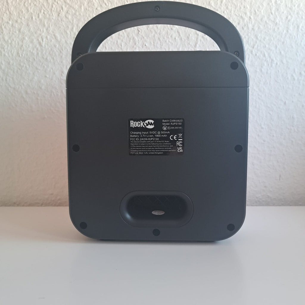 Rock Jam Karaoke Party Speaker mit Voice chainging effects und Bluetooth