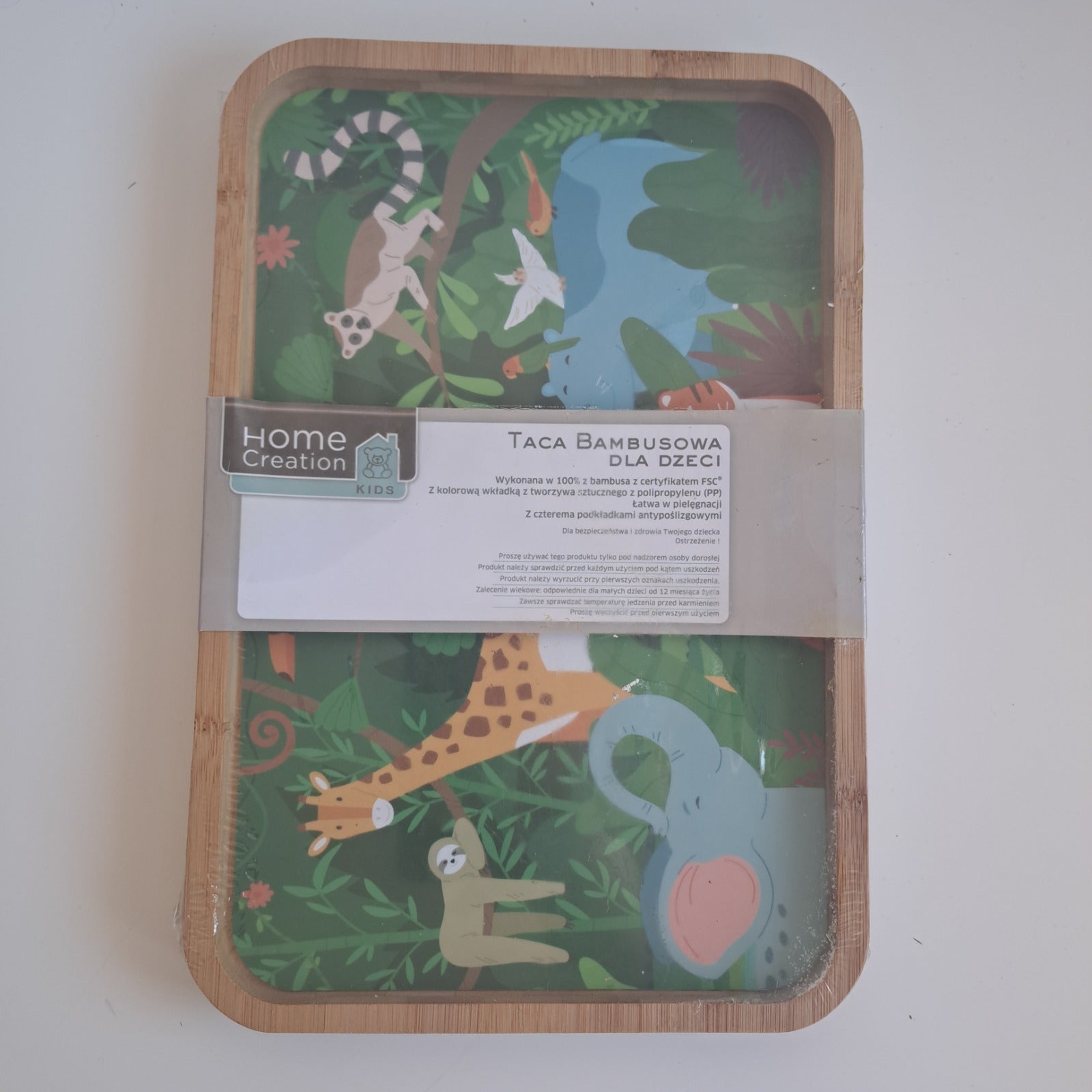Bambustablett für Kinder der Marke Home Creation