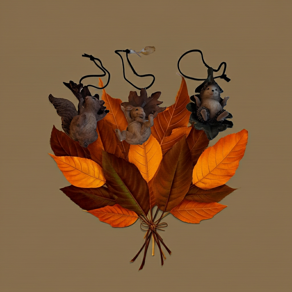 Herbstdekoration mit 3 - teiligem Deko-Set