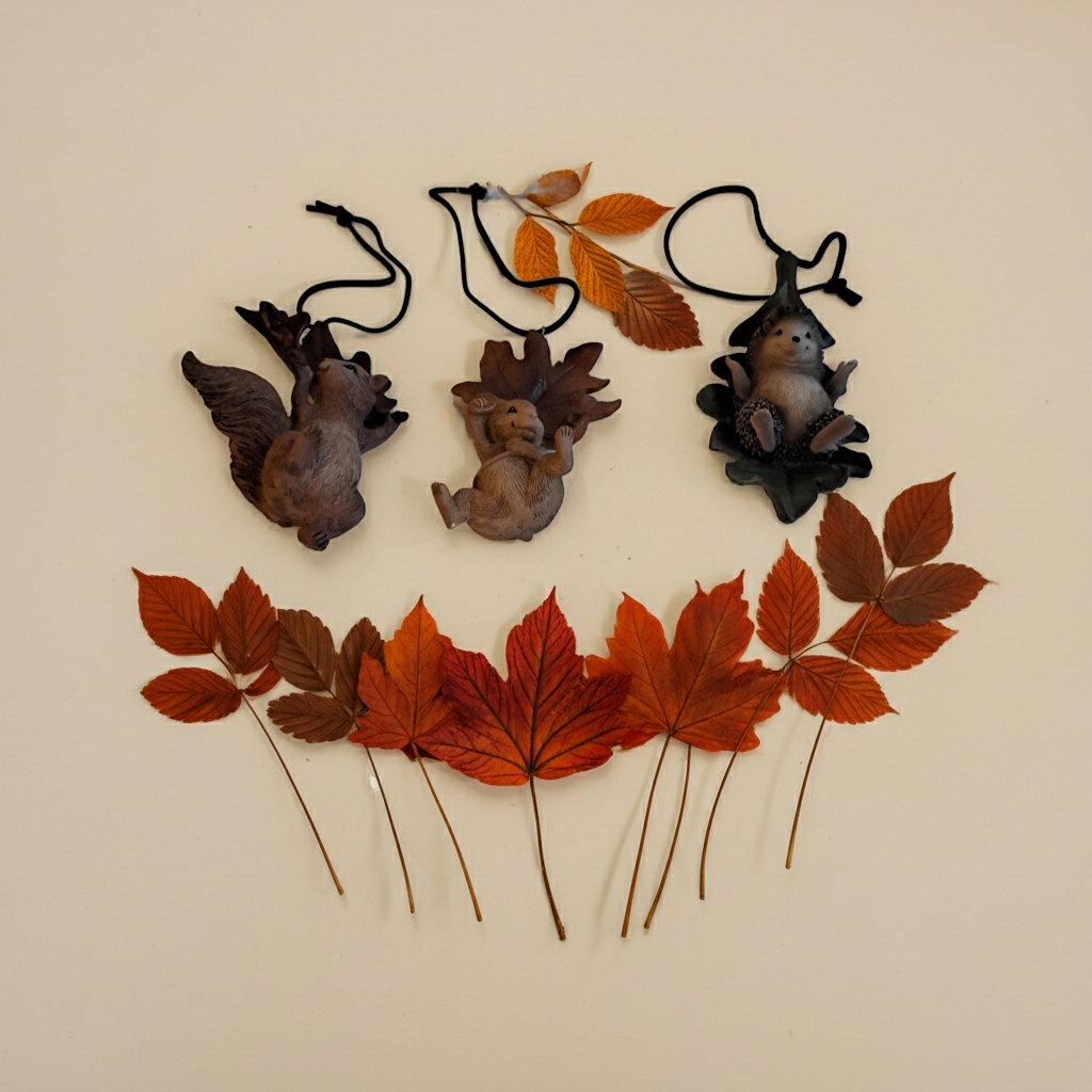 Herbstdekoration mit 3 - teiligem Deko-Set