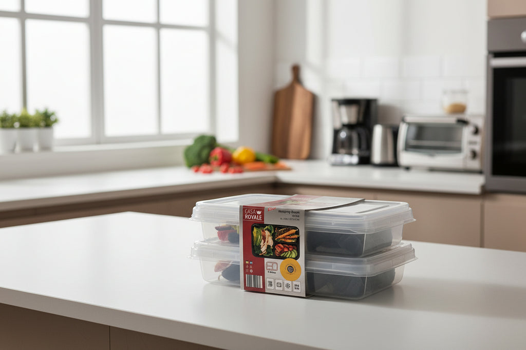 5 x Mealprep Boxsen 3 Fächer