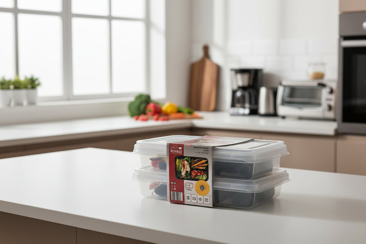 5 x Mealprep Boxsen 3 Fächer