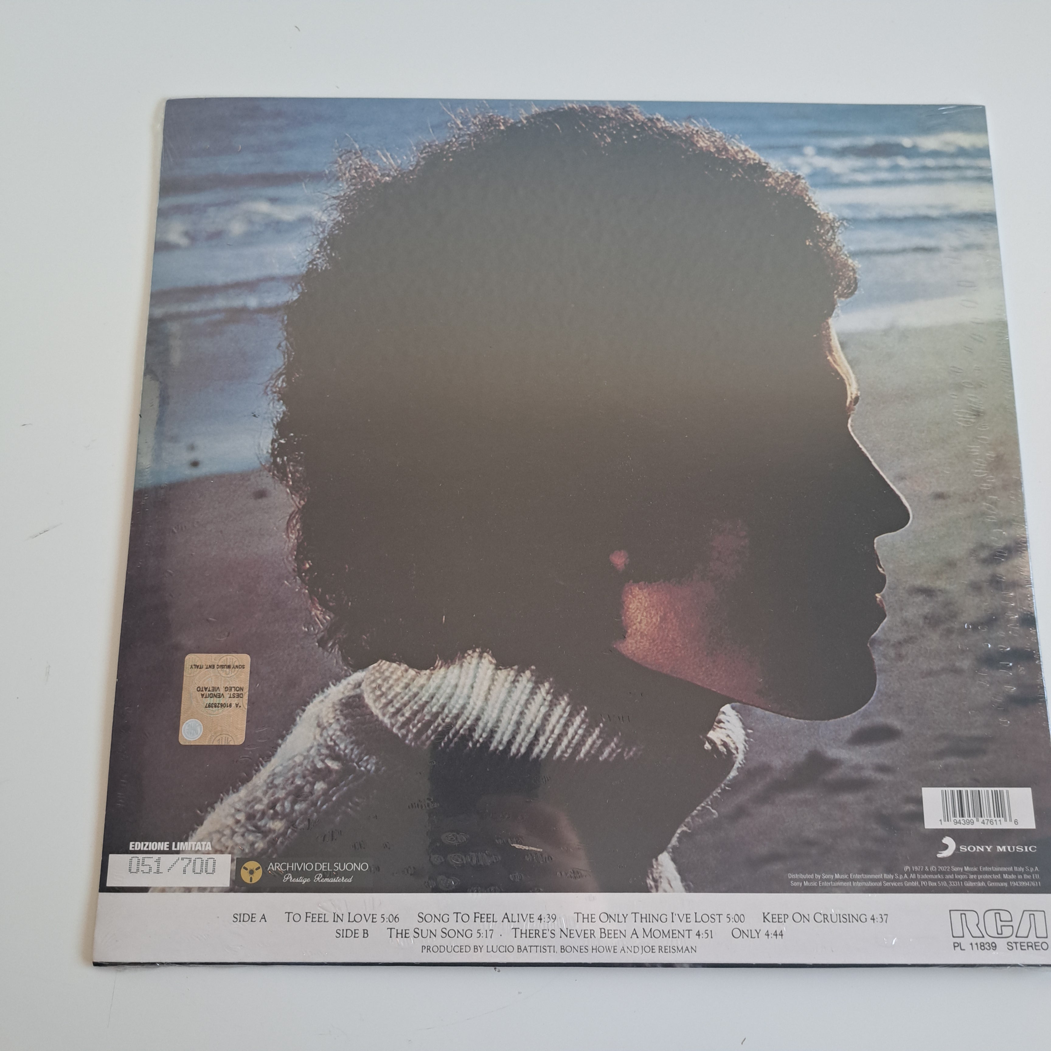 Lucio Battisti Schallplatte