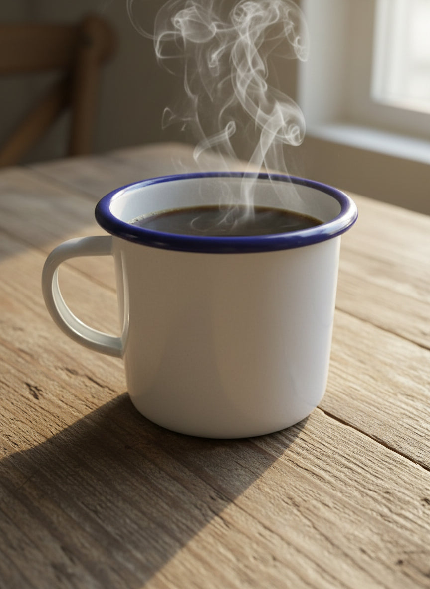 Olympia Metall Kaffeebecher 6 er-Set.