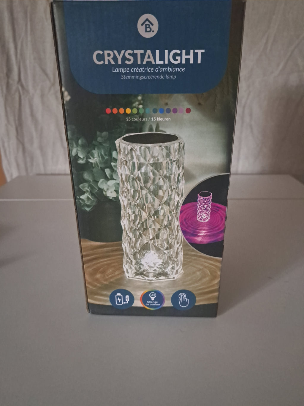 LED Kristall Tischlampe