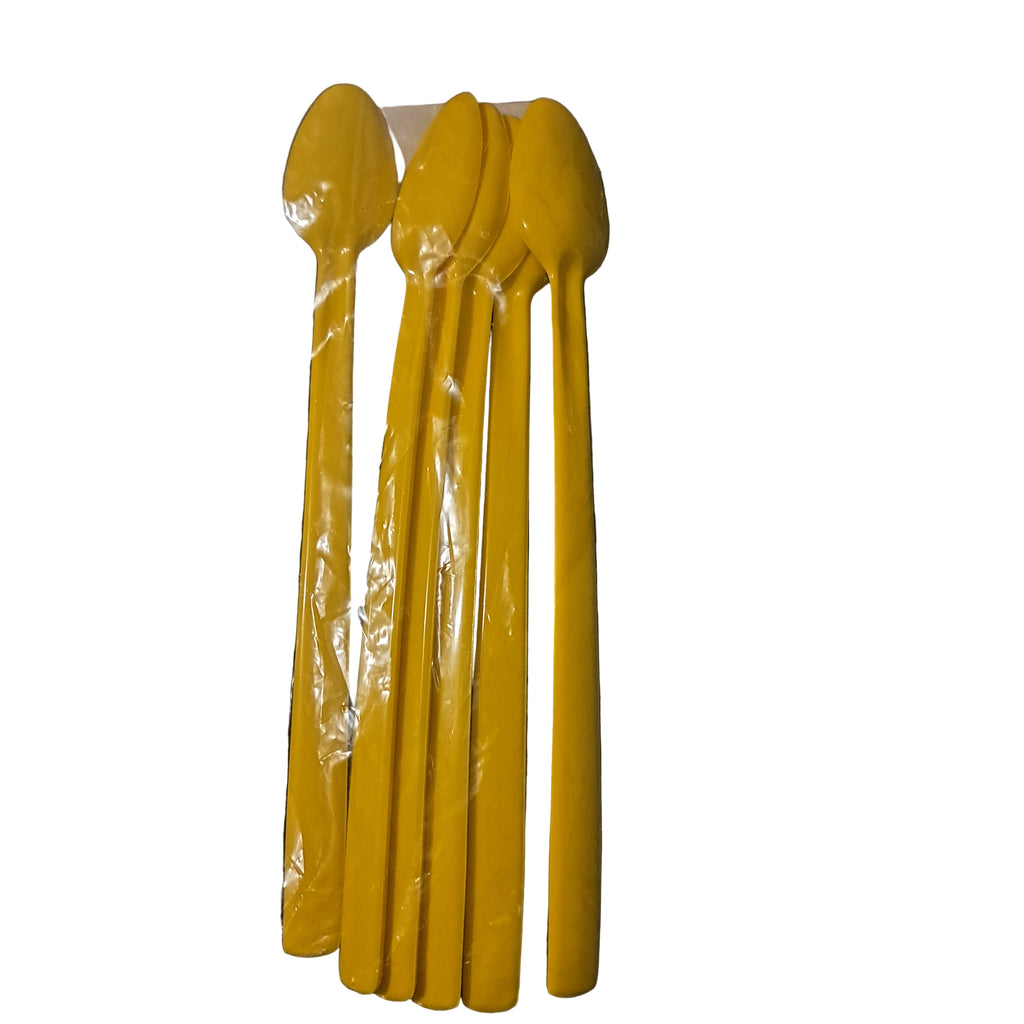 6 DDR Plastik Löffel